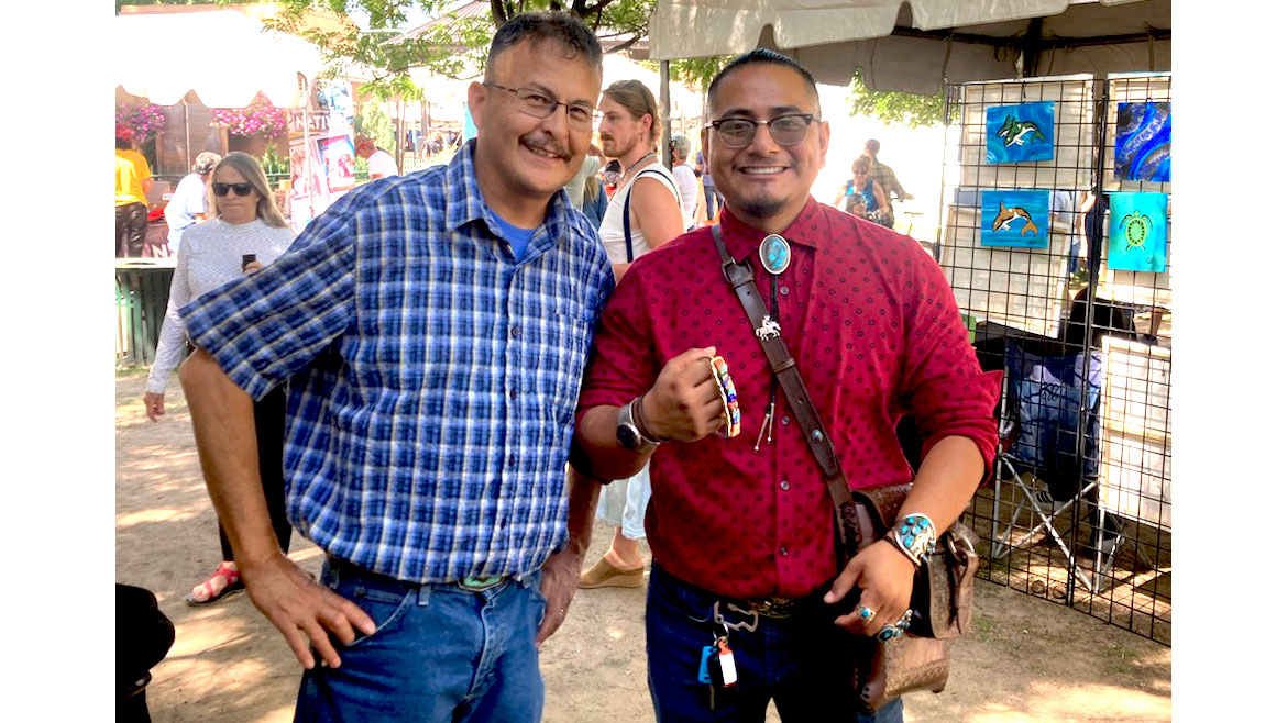 Alvin Yellowhorse Indian Jewelry Show
