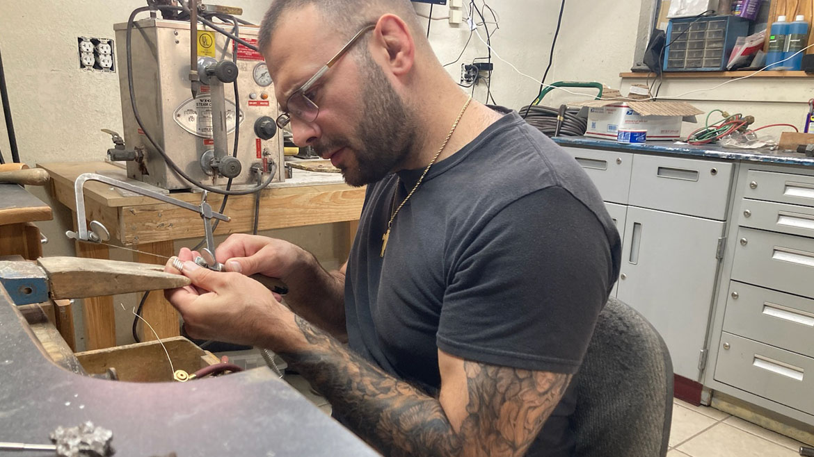 Alvin Yellowhorse Navajo Jeweler Teacher Student