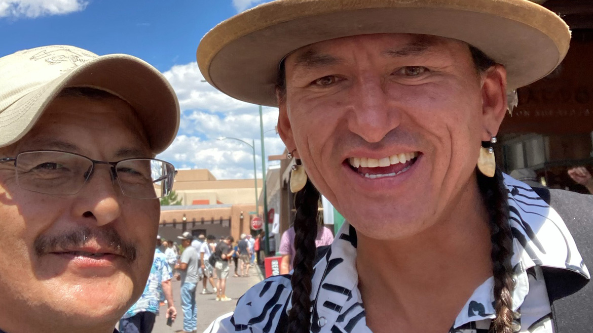 Alvin Yellowhorse Santa Fe Indian Market