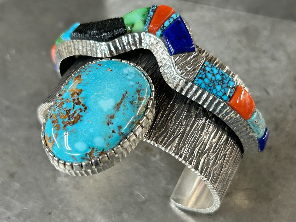 Alvin Yellowhorse Navajo Silversmith Jewelry Lupton Arizona