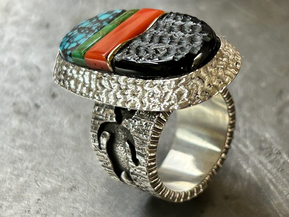Alvin Yellowhorse Navajo Silversmith Jewelry Lupton Arizona