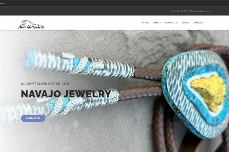 Alvin Yellowhorse Website Announcment
