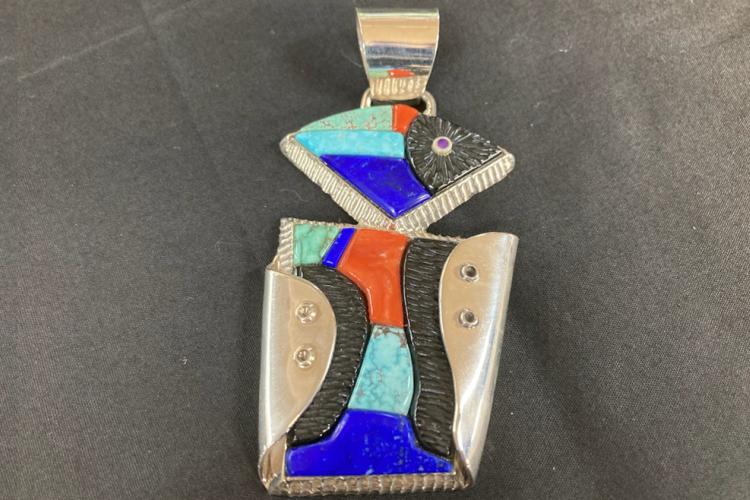 Alvin Yellowhorse Native American Navajo Jewelry Pendant