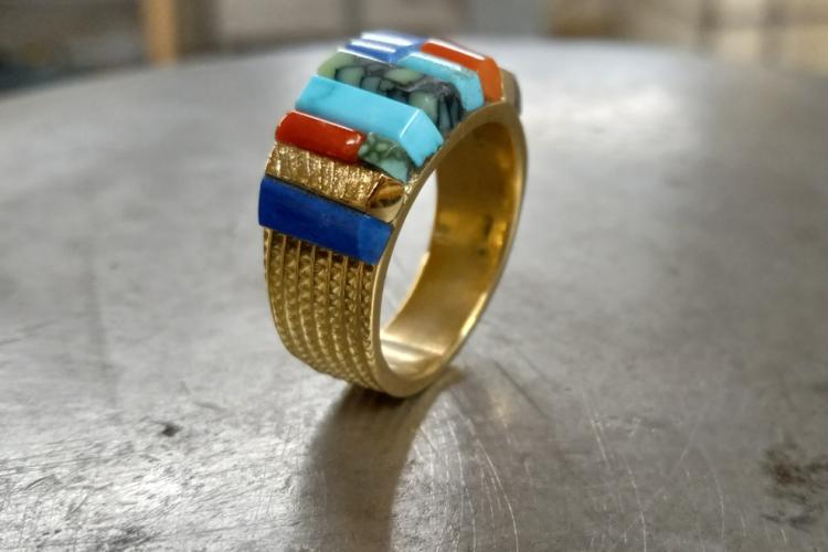 Alvin Yellowhorse Native American Navajo Jewelry Ring