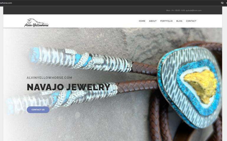 Alvin Yellowhorse Website Announcment